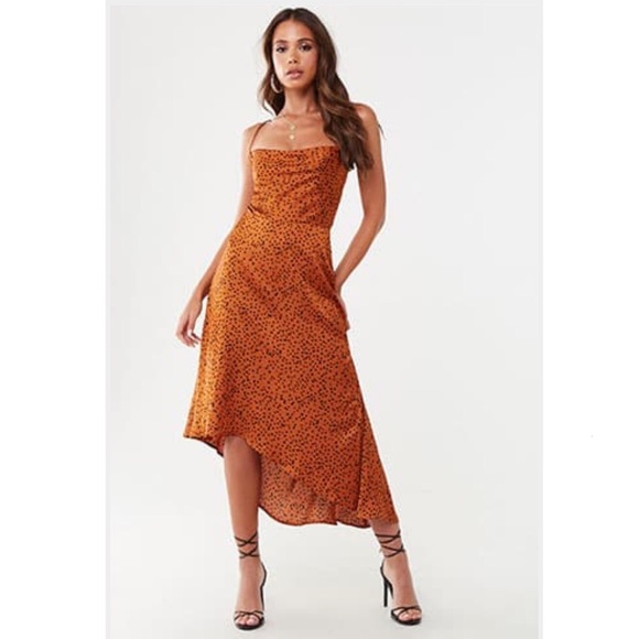 missguided animal print asymmetric dress